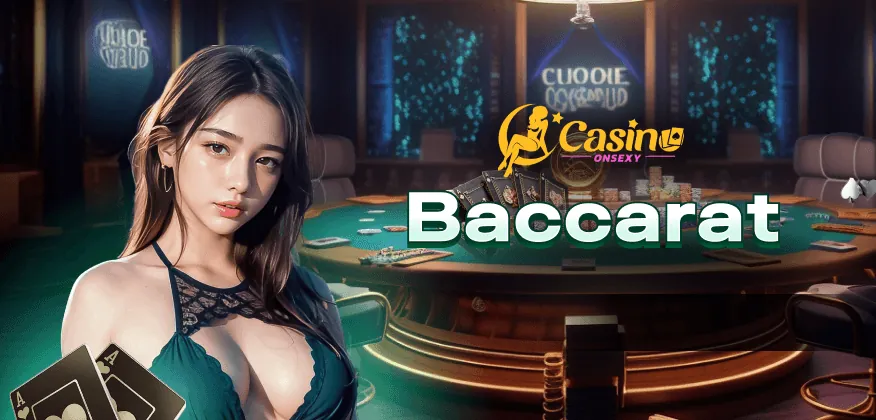 Bàn Baccarat tại Go8 với các chip cược và bài, thể hiện chiến lược chơi hiệu quả